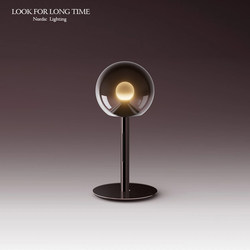 German Designer Minimalist Touch-Sensitive Dimming Table Lamp Luna Bedroom Bedside Living Room Study Gradient Color Lamp