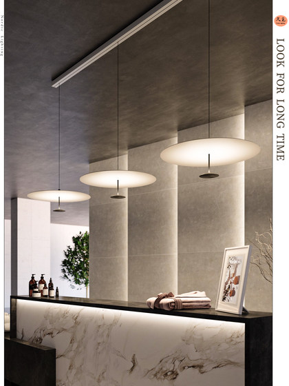 Italian Lumina Dot Minimalist Bar Restaurant Pendant Light Designer Style Living Room Ultra-Thin Plate Ufo Pendant Light