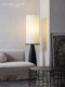 Chinese Vintage Designer Floor Lamp for Living Room Next to the Sofa, Wabi-Sabi Style Hotel and Guesthouse Bedroom Decorative Floor Lamp