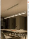 Italian Fl0 S Minimalist Restaurant Dining Table Pendant Light Designer Bar Study Linear Touch Led Light