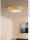 Italian Ltka Simple Ceiling Light for Living Room and Bedroom, French Designer White Jade Glass Study Room Entrance Hallway Light