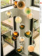 Canadian Bocci T28 Designer Villa Open-Air Living Room Lamp Loft Duplex Staircase Stained Glass Chandelier