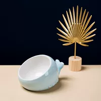 Синяя обеденная тарелка, 11.5×4×8см