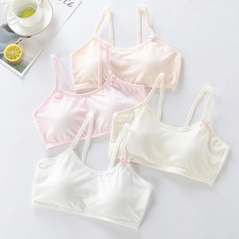 Girls underwear vest development period 15-16-17 years old student ten-year-old girl cotton high school senior growth bra