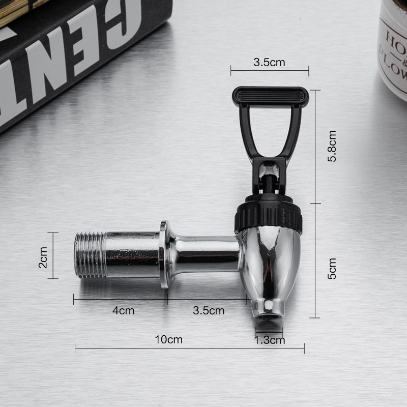 Manufacturers shot milk tea KaiShuiTong 4 water tap fittings stainless steel heat insulation barrels faucet 3 points