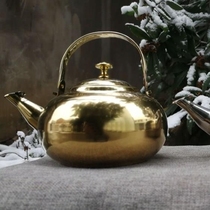 Health hot yellow wine flagon hot wine pot hot wine pot home restaurant stainless steel wine bottle thick hot milk teapot wine cooker