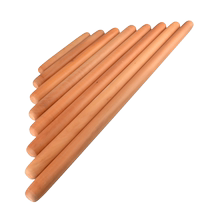 Large thick jujube wood rolling pin solid wood household dumpling skin pressing stick baking utensils handmade noodles noodle stick