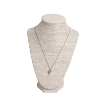 Buya high-grade plus cotton linen jewelry jewelry necklace display stand counter pendant portrait neck model Road