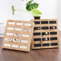 Pence Wood And Wood Rings Display Pan Jewellery Trays Bracelets Ear Nails Rack Jade Jewelry Display Props Shop Window Displays