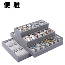 Poop Leather Watch Display Tray Watch Display Props Counter Putting Live Pendulum Stall Watch Display Shelf