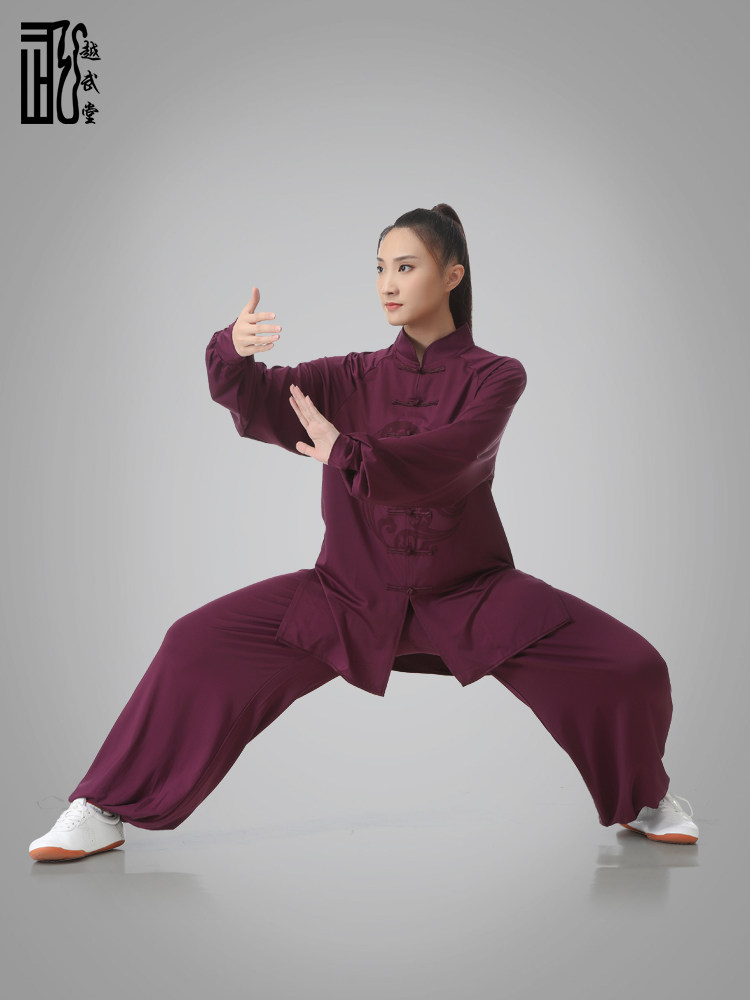 Yuewutang Tai Chi Clothes Women's Spring and Autumn Style High-end Martial Arts Performance Tai Chi Practice Clothes Men's Chinese Style New Style Elegant