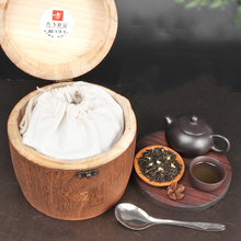 茉莉花茶高档送礼木桶装高山绿茶茶叶