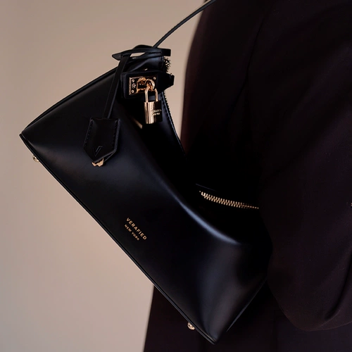 [Новогодний подарок] VERAFIED легкая роскошная нишевая сумка из воловьей кожи в форме полумесяца, осенне-зимняя сумка HOBO из натуральной кожи на плечо, подмышки