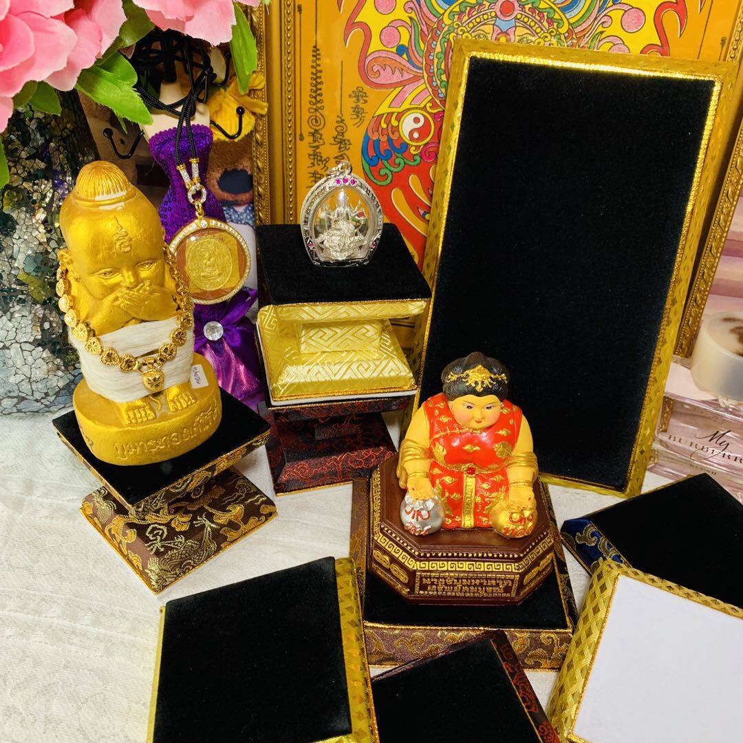 New flannel table bottom table gongtai placement pad universal base gold edge black bottom