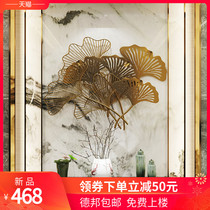 Modern simple light luxury Metal wrought iron wall decoration Creative restaurant entrance door big name with the same name card water pipe explosion