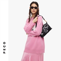 PECO, подушка, сумка на одно плечо, черная модная сумка через плечо, коллекция 2023, из натуральной кожи