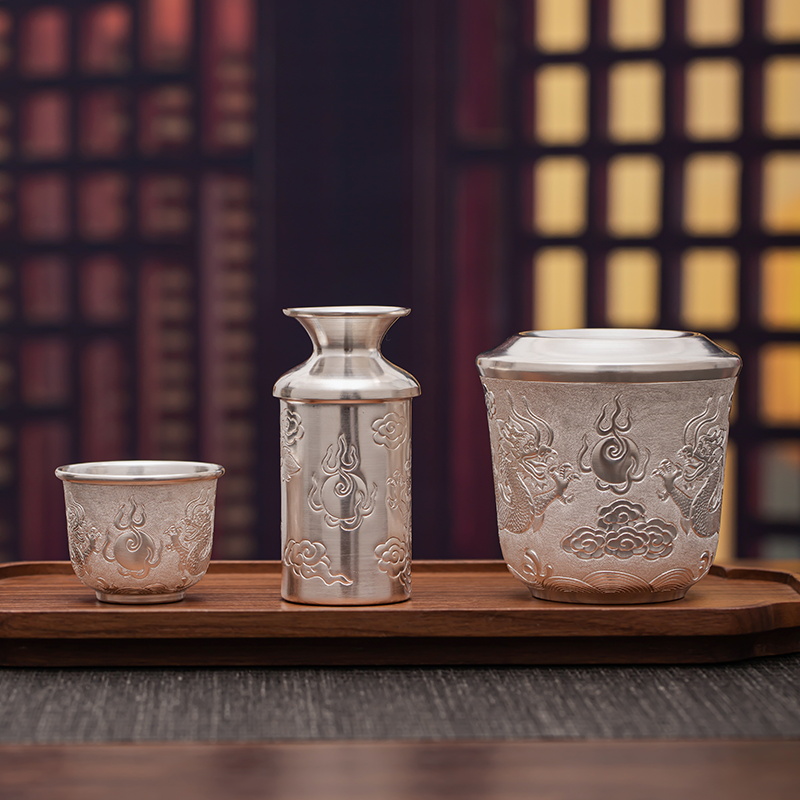 純銀製　銀盃　酒盃　46客　合計約2324g　B　R7748B 純銀製 銀盃 酒盃 46客 合計約2324g B R7748B 純銀製 銀盃 酒盃 46