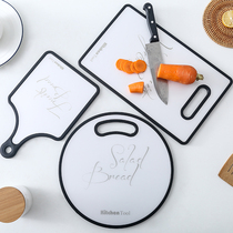 Cutting board antibacterial and mildew-proof home round plastic kitchen chopping board Kitchen Chopping Board Kitchen Knife Board Dormitory fruit mini-case board