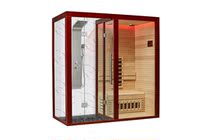 Far infrared light wave room Sauna room single custom dry steam beauty salon Wooden house villa household custom physiotherapy sweat steam room