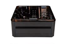 Villa outdoor jacuzzi constant temperature bubble heating acrylic cylinder stand-alone surfing bubble pool intelligent system