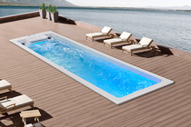 Constant temperature heating Infinity pool Villa Garden Rooftop Fitness Infinity pool Jacuzzi Factory direct sales