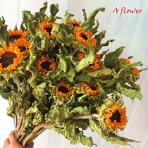 Sunflower simulation flower dried flower big bunch high-grade Nordic decoration Yunnan natural dried flower hand holding photo living room decoration