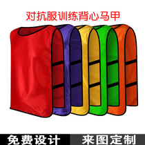 Double sided wearing basketball suit suit mens jersey booking training match against suit vest positive reverse imprint logo