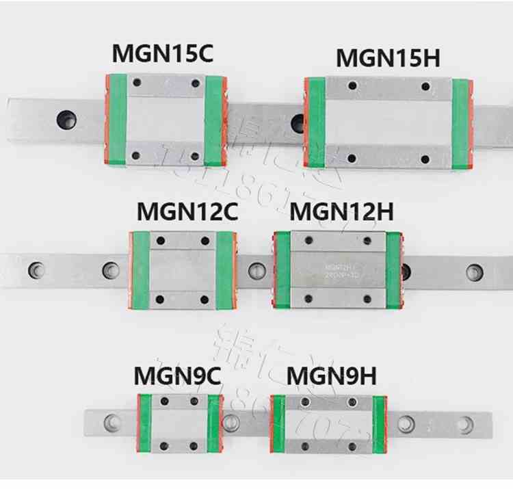 H SLIP IWIN Upper silver miniature precision linear guide block MGNN MG W79 12 15 C H model complete-Taobao