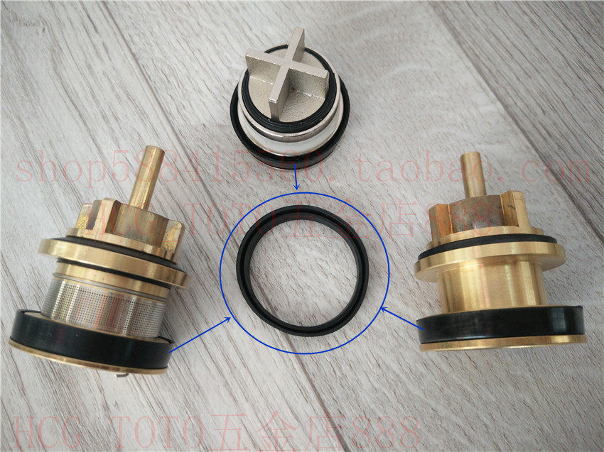 HCG and Squatting Pan Wash valve accessories CF637 636 Toilet stool flush valve Core U-ring sealing ring 