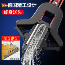 Micro Lida 2021 New sponge mop rubber cotton absorbent artifact folding household one tow net large floor mop