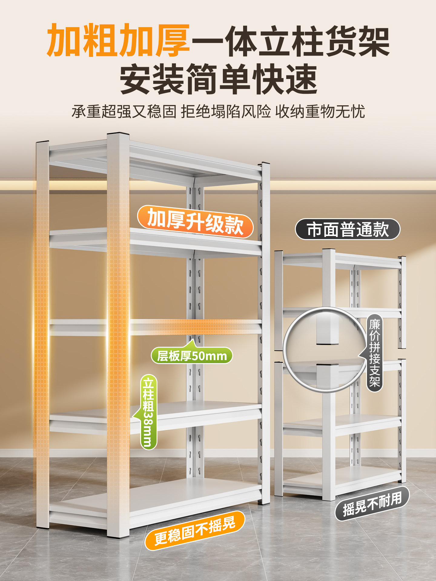 Bolimei L-Shaped Corner Coat Rack Shelf Wardrobe 800 Open-Style Walk-In Closet Floor-Standing Storage Rack