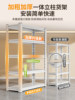 Bolimei L-Shaped Corner Coat Rack Shelf Wardrobe 800 Open-Style Walk-In Closet Floor-Standing Storage Rack