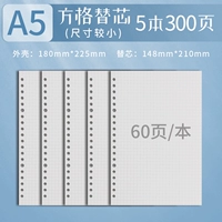 5 книг/вкладные листы А5-квадрат