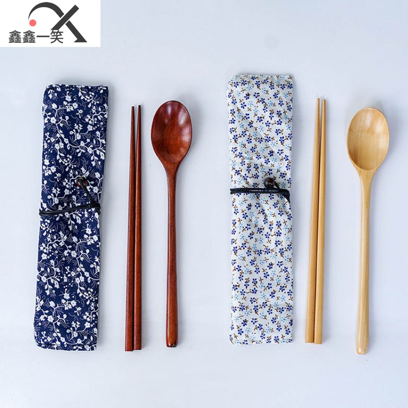 Creative household spoons for dinner with long handle spoons Tableware spoons Spoons Chopsticks Travel portable set