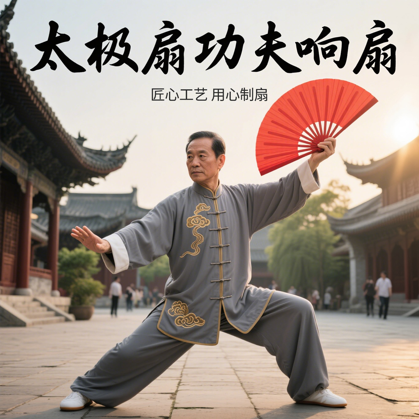 太极扇功夫响扇:红色双面男高端正品,中国武术官方表演专用!-太极扇-淘宝好物网