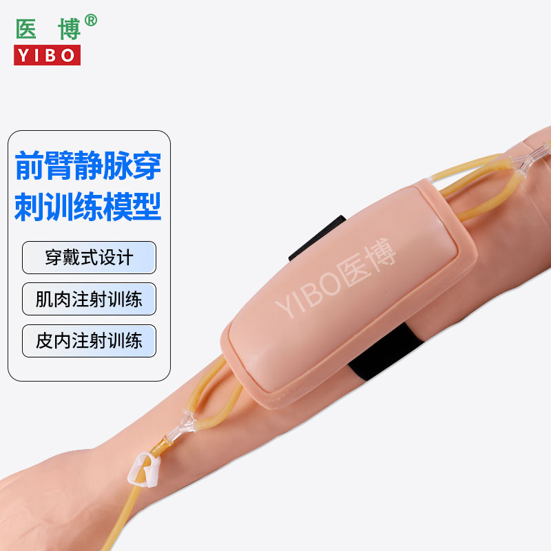 手前臂静脉穿刺训练外套模型 皮内注射训练 多功能肌肉注射模型动静脉穿刺注射训练模型教具医学人体模型