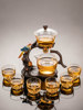 2026 New Model Glass Automatic Tea Set for Home Use, Light Luxury High-End Teacups, Magnetic Teapot, Lazy Tea Brewing Gadget