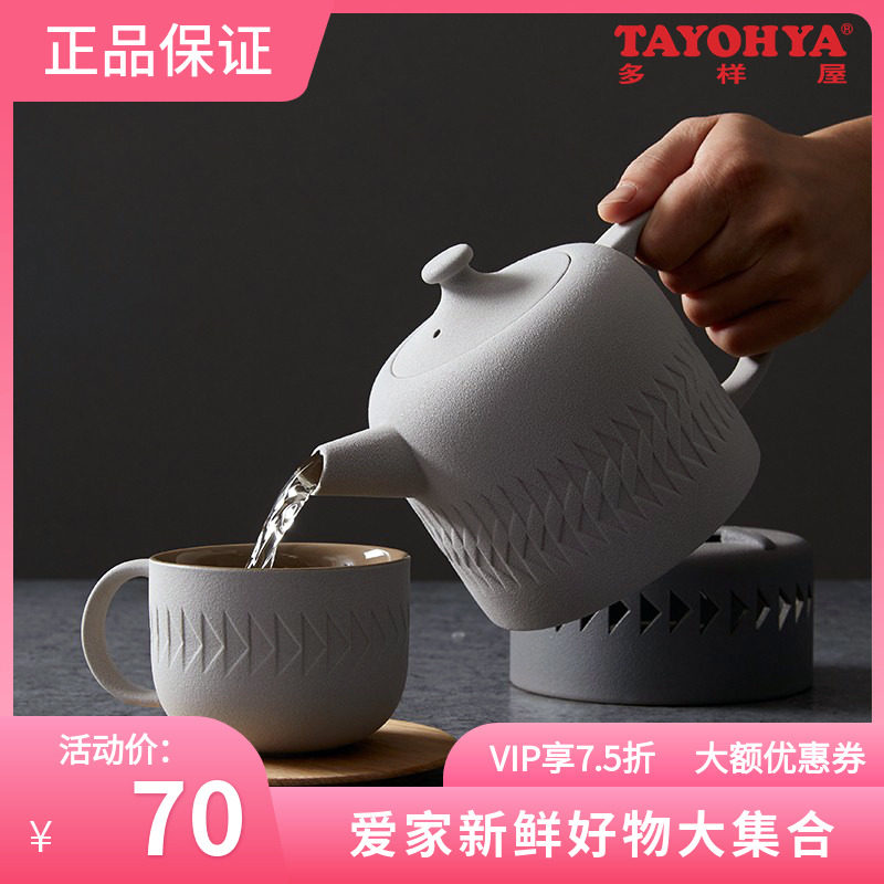 Variety House Boutique Home One Sails Smooth Teapot Tea Cup Tea Saucer Base Chinese Comeback Bubble Teapot Gift Tea Set