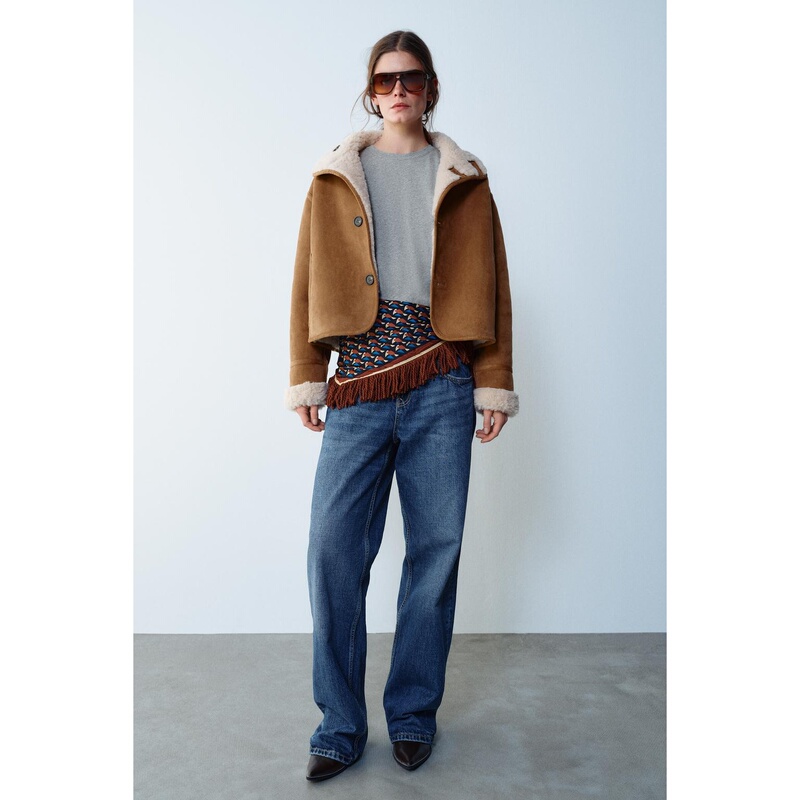 Zara Xiao Kui October Spanish Authentic Overseas Purchase Women's Reversible Jacket 6318345