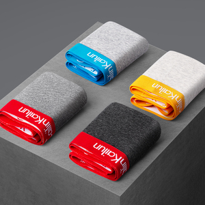 【CK】纯棉男士抗菌平角内裤*4