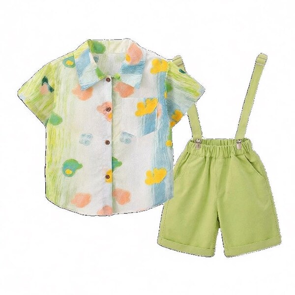 I Am a Little Sprout, Children's Day Performance Costume, Little Seed Performance Outfit, Kindergarten Sports Meeting Cheerleading Team Uniform — 5