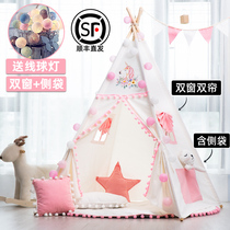  Childrens tent Indoor Princess girl boy bed doll house Household small house Baby castle game Outdoor