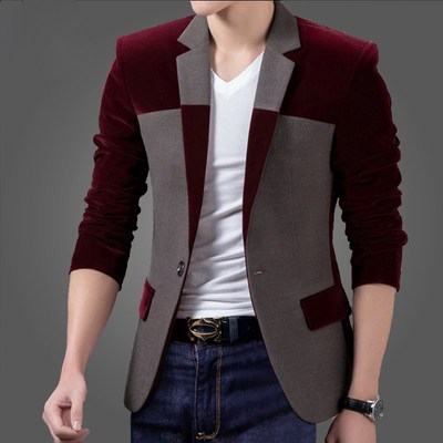 秋冬男士西装夹克外套上衣服男装