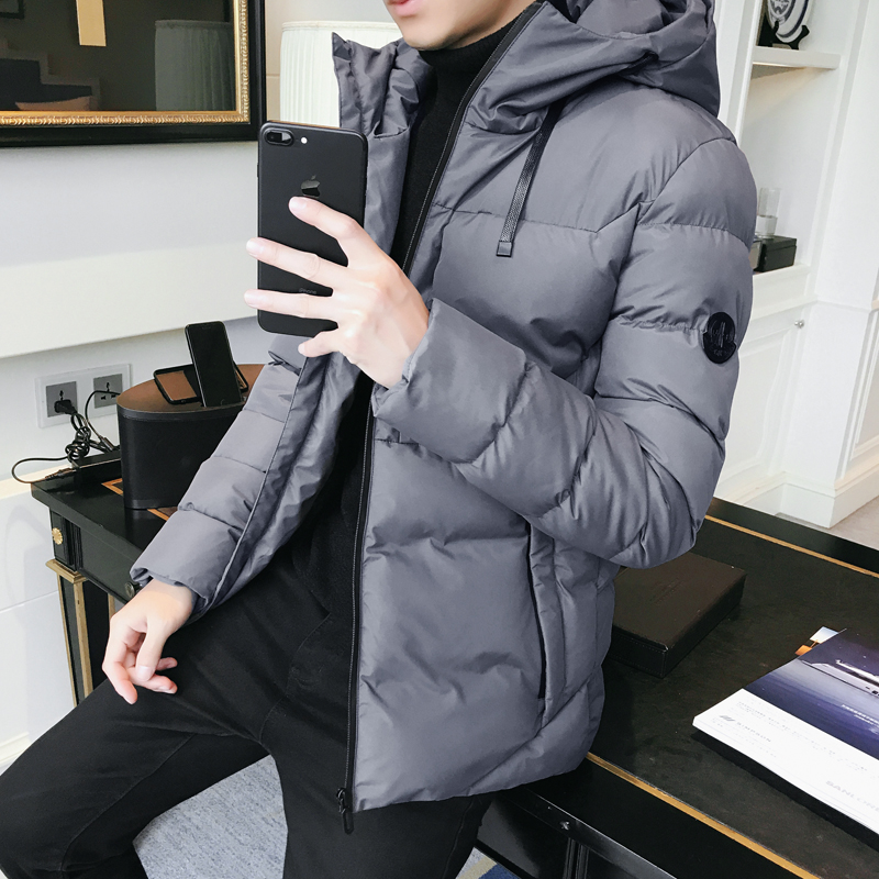 构街男士棉衣冬季外套2019新款加厚棉袄短款韩版潮牌连帽工装棉服