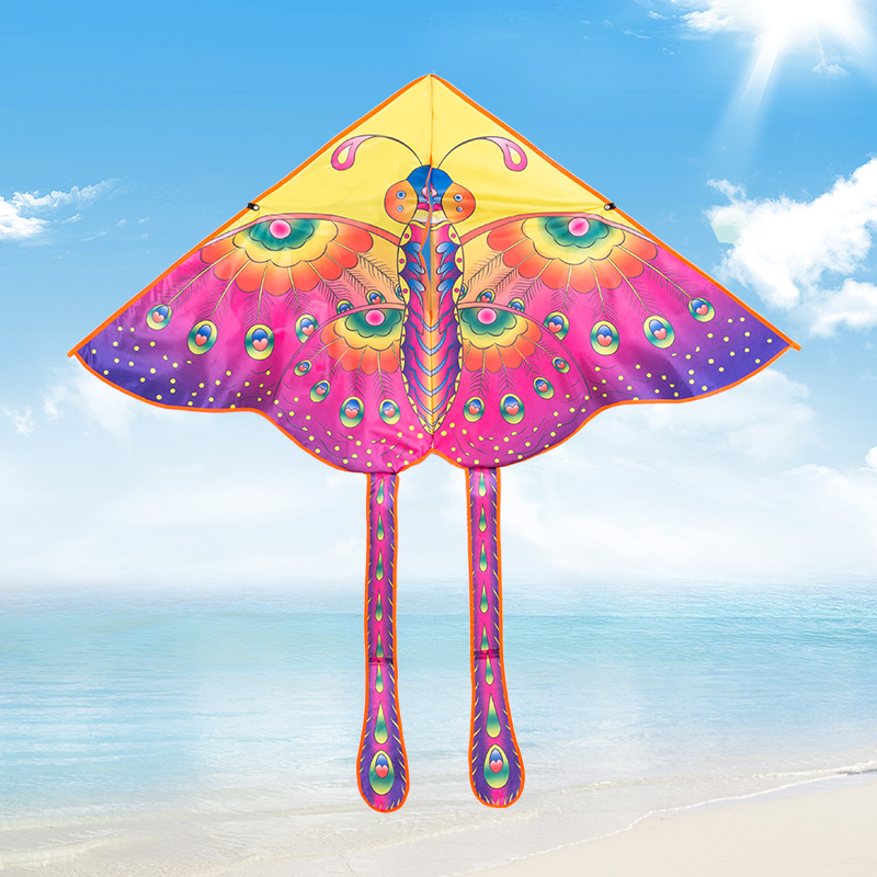 Children kite small number holding children special paper Iris Butterfly Cute Cartoon 2023 New Breeze easy to fly adults 