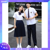 Korean School Uniforms Suit Class Uniforms College Wind Long Dress Graduation Ceremony Gown Campus Uniform Suit High School Graduation Photos