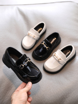 61 Dance Shoes Small Leather Shoes Girl Summer Black Leather Shoes Summer Soft Bottom Princess Campus Ingléal Wind Show Shoes