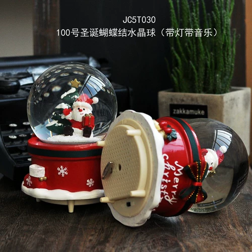 Рождественская стеклянная автоматическая детская музыкальная шкатулка для пожилых людей, аксессуар, подарок на день рождения
