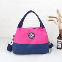 Casual womens bag Oxford cloth lunch bag shoulder shoulder bag canvas bag mini handbag mini handbag Hand bag