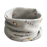 Детский демисезонный хлопковый зимний ветрозащитный шарф, удерживающий тепло шарф-платок